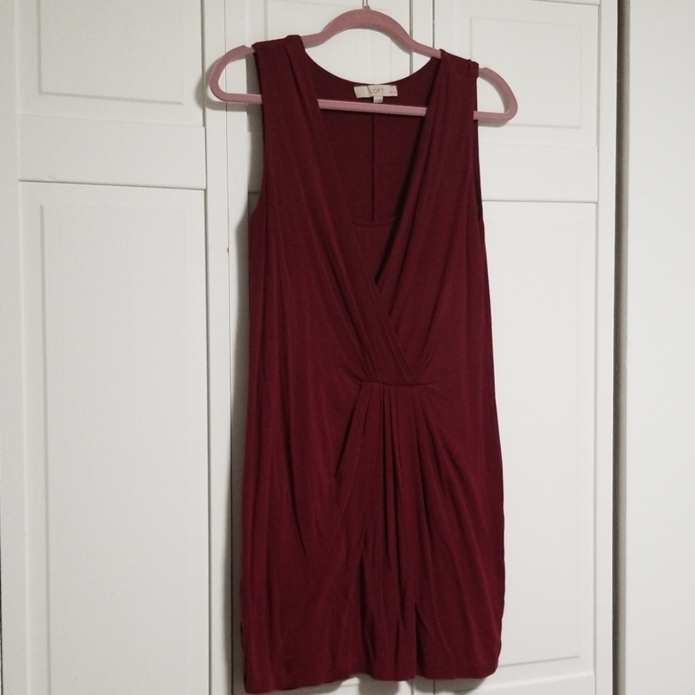 LOFT Outlet sleeveless dress